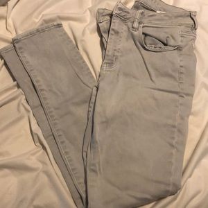 AE grey jeggings